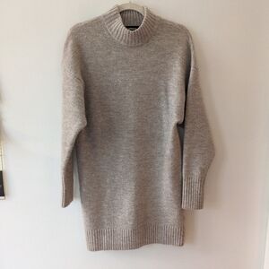 Express Mock Neck Mini Sweater Dress